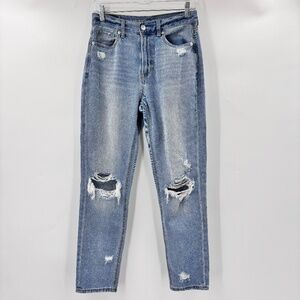 American Eagle Outfitters Distressed Mom Jeans Size 2